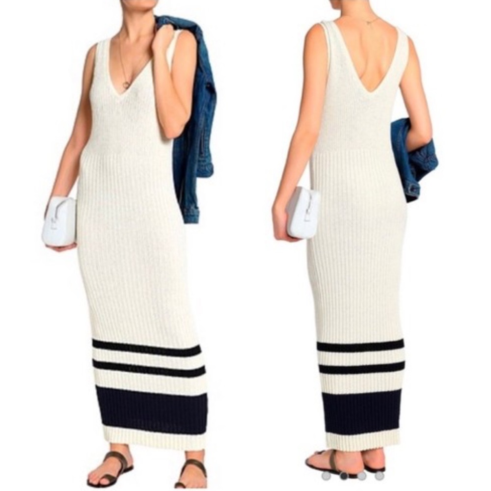 James Perse Knit Ribbed Sheath Maxi Dress Size 4 (XL)